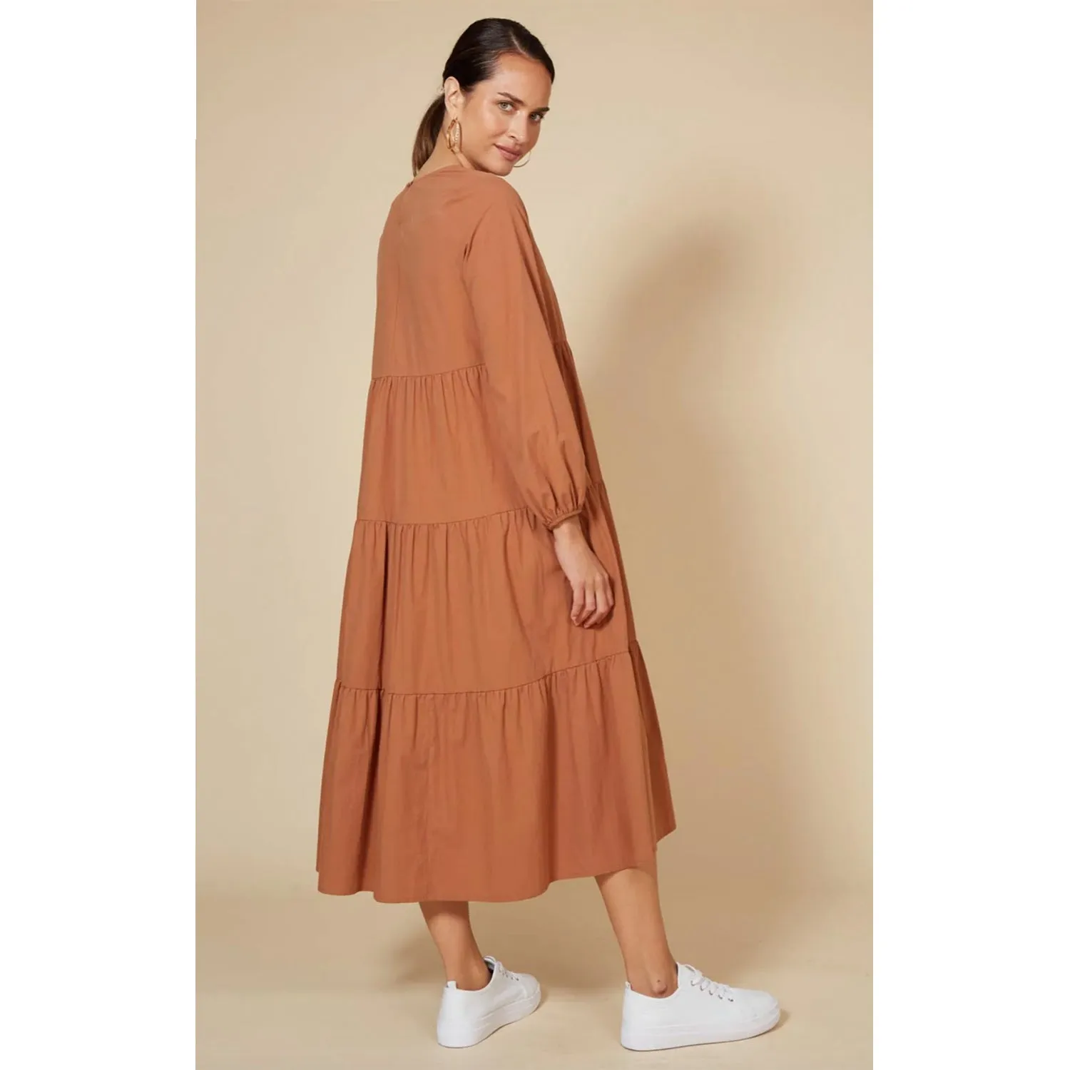 Dress Studio Tiered Maxi - Cinnamon