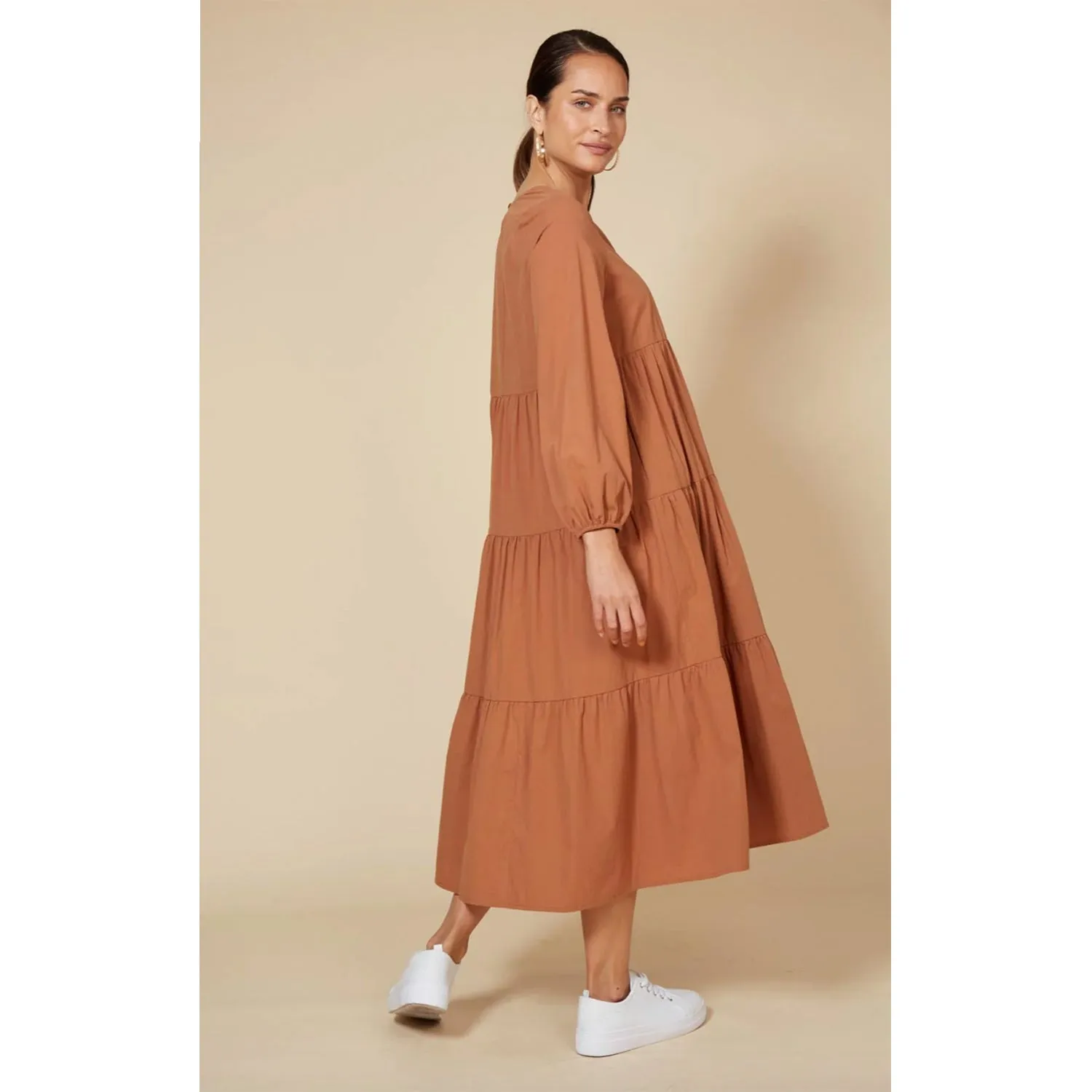 Dress Studio Tiered Maxi - Cinnamon