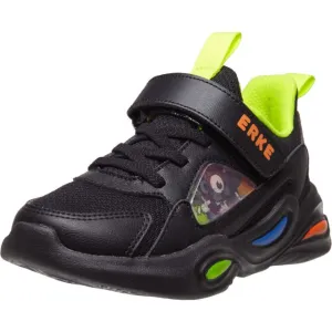 Erke Casual Kids Running Shoes Black/Orange