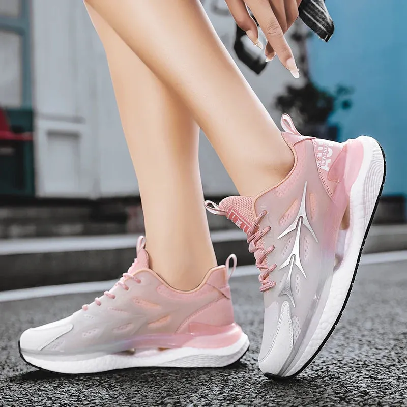 High-Quality Men's and Women's Running Shoes, Air Mesh Design, Breathable Fitness Sneakers