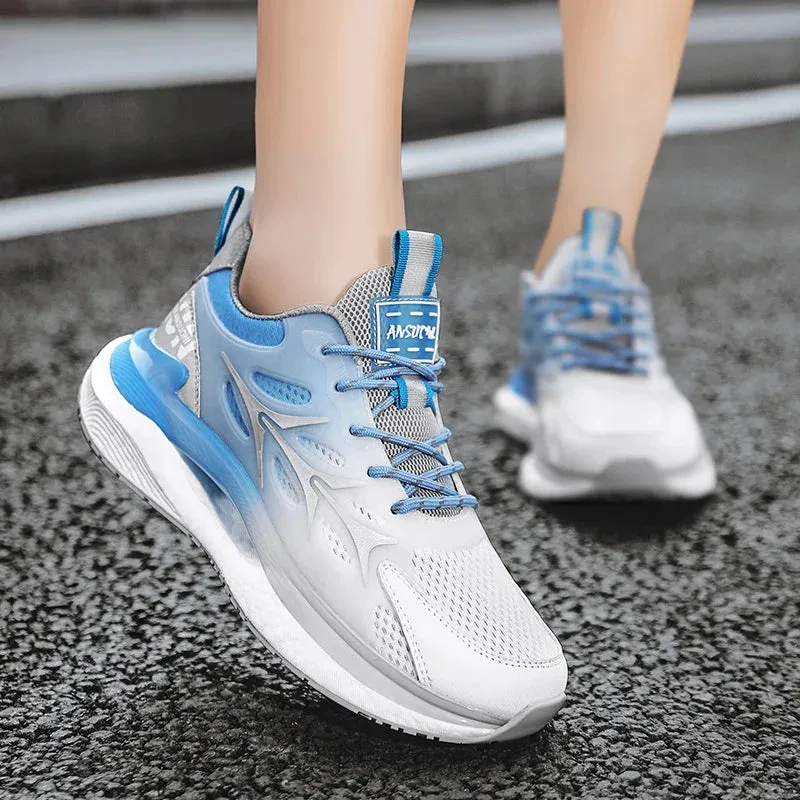 High-Quality Men's and Women's Running Shoes, Air Mesh Design, Breathable Fitness Sneakers