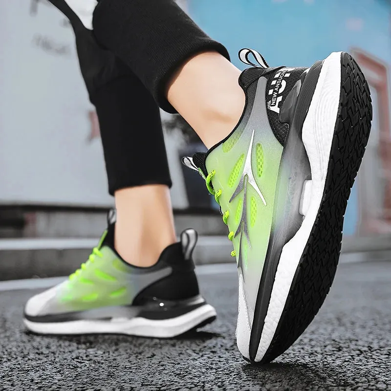 High-Quality Men's and Women's Running Shoes, Air Mesh Design, Breathable Fitness Sneakers