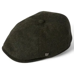 Hudson Mix Baker Boy Cap - Loden by Failsworth