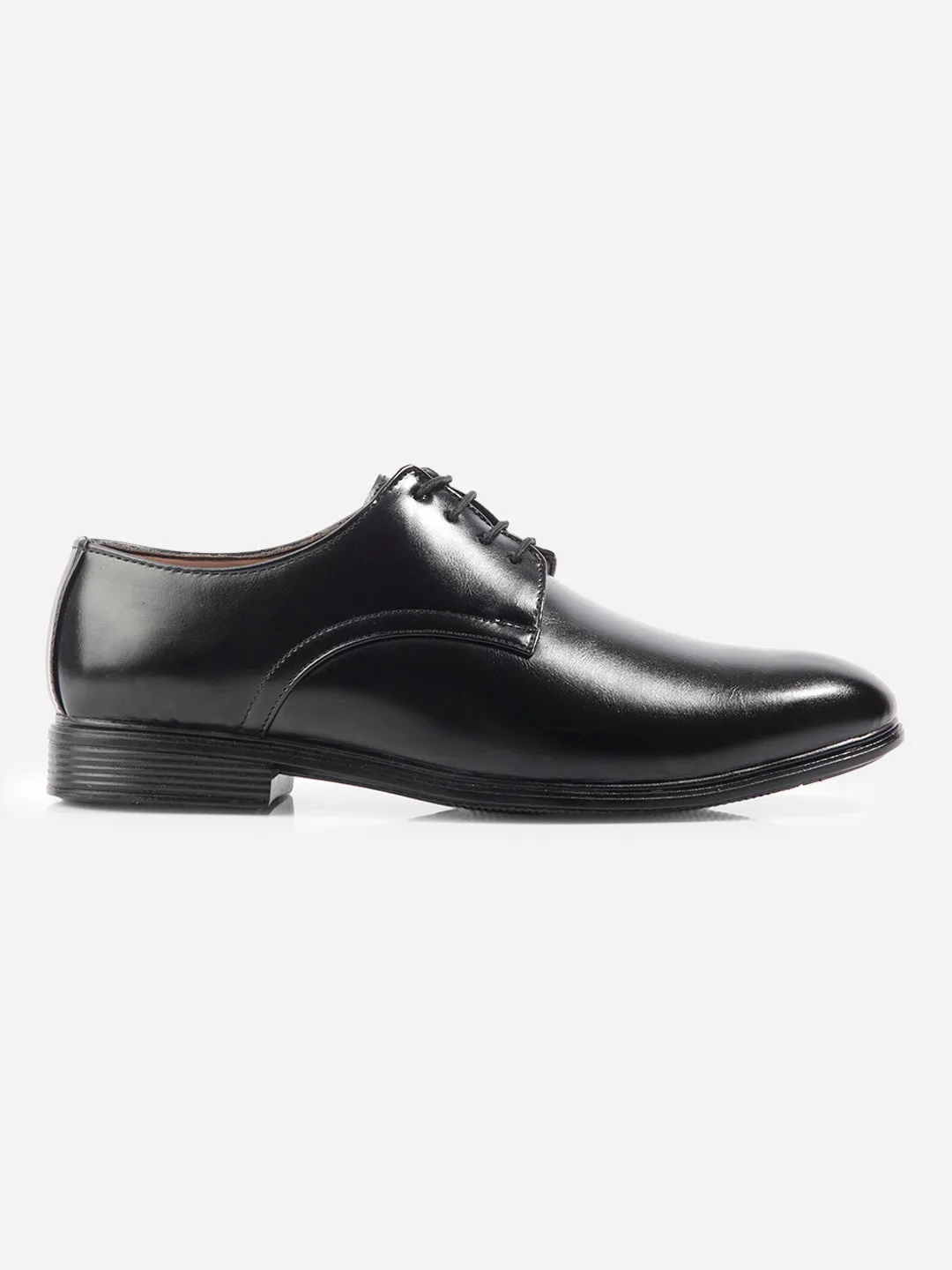 Optimized Product Title: Mens Classic Black Round Toe Lace-Up Formal Shoes - Elegant and Versatile Footwear for Any Occasion