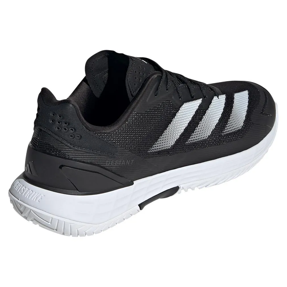 Mens Defiant Speed 2 Tennis Shoes Core Black and White