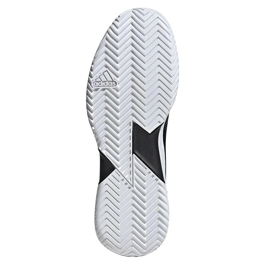 Mens Defiant Speed 2 Tennis Shoes Core Black and White