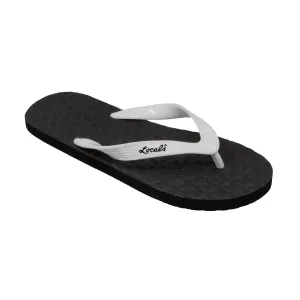 Men's Solid White Strap Slippah