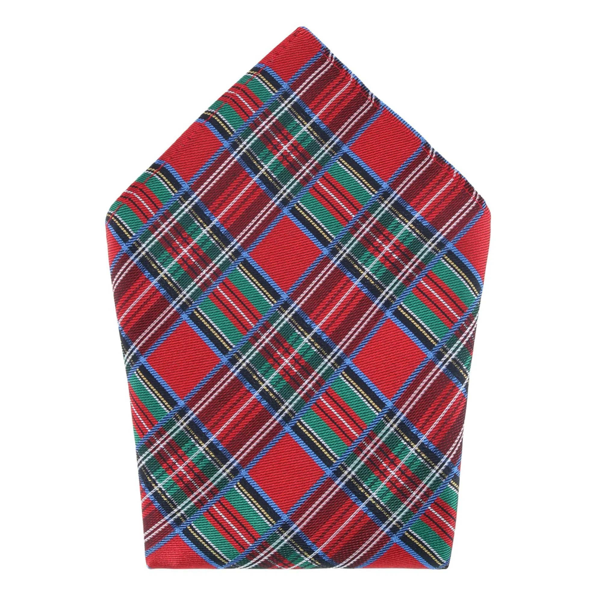 Nicholas Tartan Plaid Silk Pocket Square