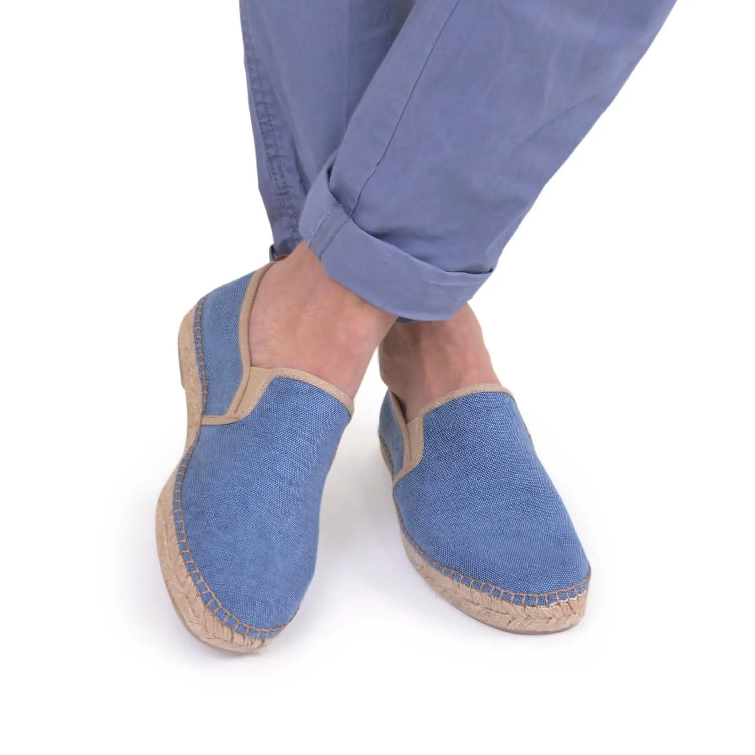 Plain Canvas Espadrilles for Men - Dallas