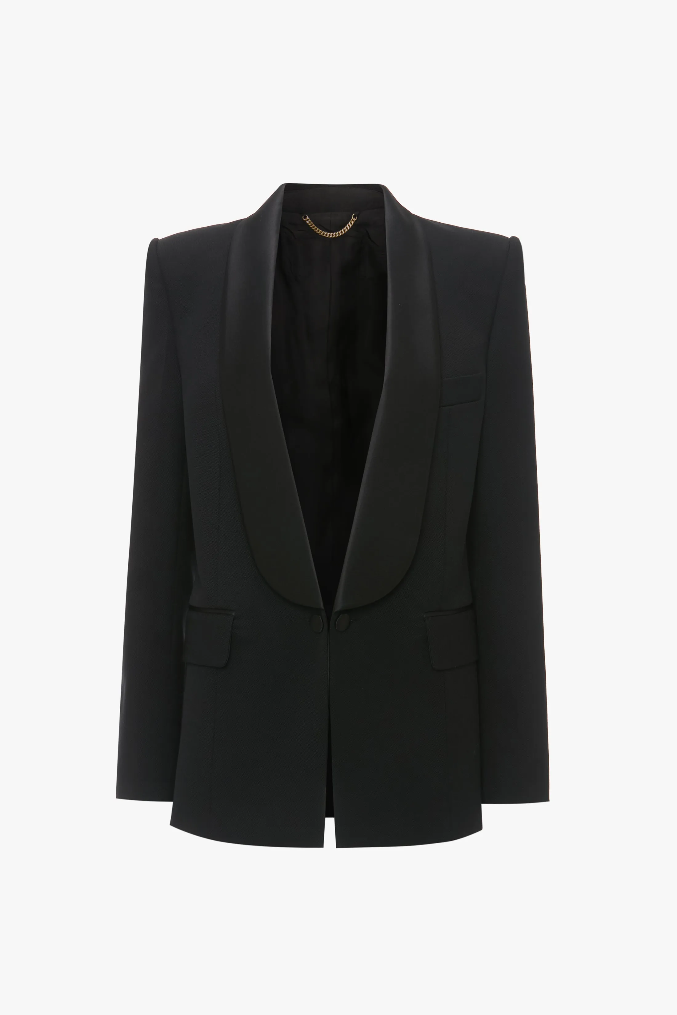 Shawl Collar Tux Jacket In Black