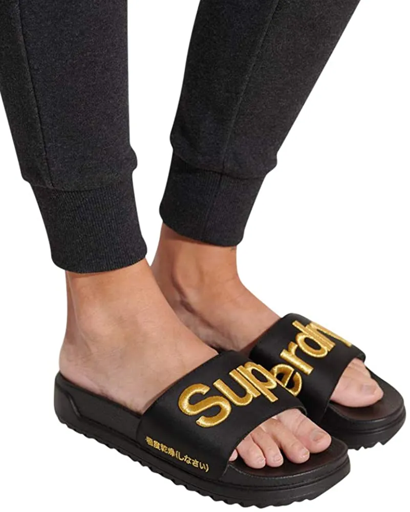 Superdry Women's Satin Flatform Sliders