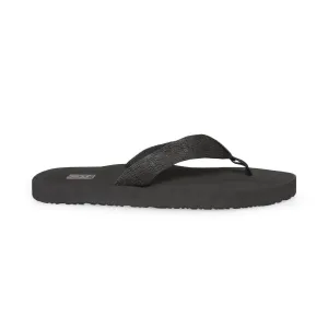 Teva Mush II Brick Black Flip Flops - Men's