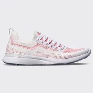 Women's TechLoom Breeze White / Fire Coral / White